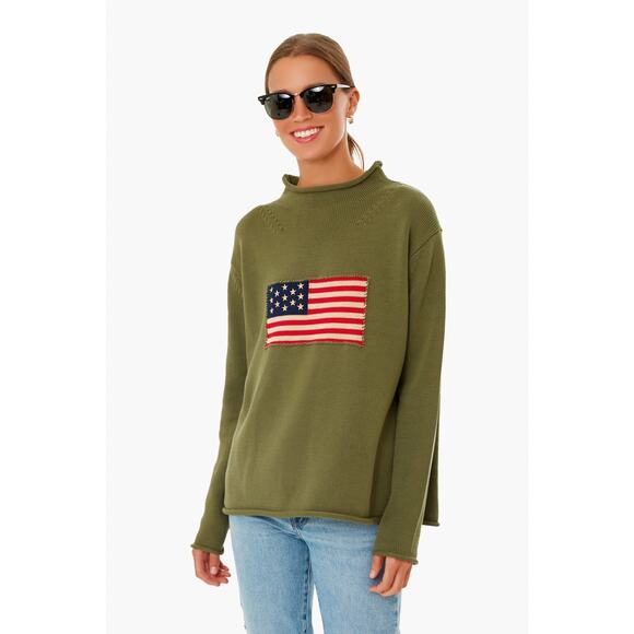 Tuckernuck Americana Flag Sweater size XXXL - Picture 5 of 5